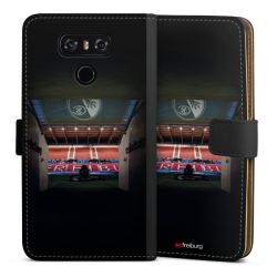 Sideflip mit langer Lasche schwarz