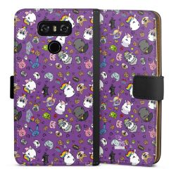 Sideflip mit langer Lasche schwarz