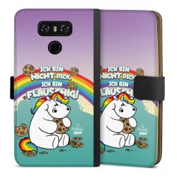 Sideflip mit langer Lasche schwarz