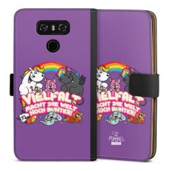 Sideflip mit langer Lasche schwarz