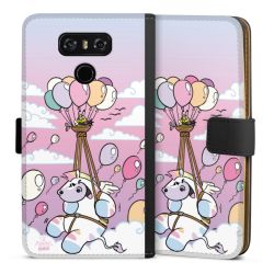 Sideflip mit langer Lasche schwarz