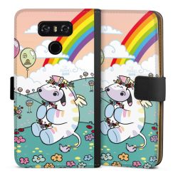 Sideflip mit langer Lasche schwarz