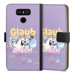 Sideflip mit langer Lasche schwarz