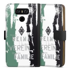 Sideflip mit langer Lasche schwarz