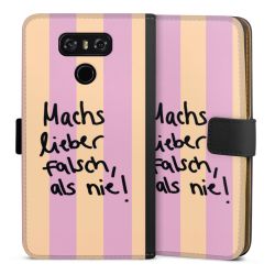 Sideflip mit langer Lasche schwarz