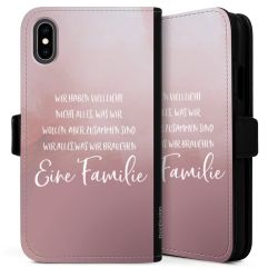 Sideflip mit langer Lasche schwarz