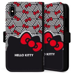 Sideflip mit langer Lasche schwarz