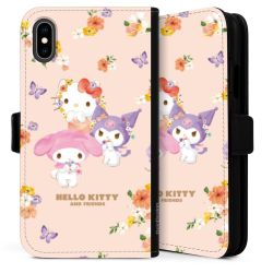 Sideflip mit langer Lasche schwarz