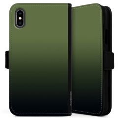 Sideflip mit langer Lasche schwarz