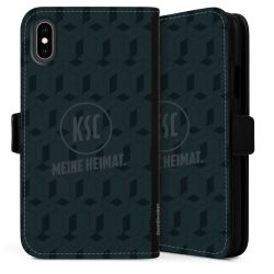 Sideflip mit langer Lasche schwarz