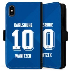 Sideflip mit langer Lasche schwarz