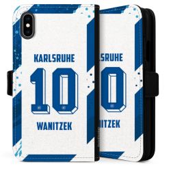 Sideflip mit langer Lasche schwarz