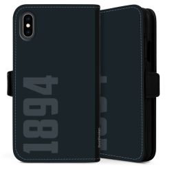 Sideflip mit langer Lasche schwarz