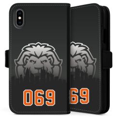 Sideflip mit langer Lasche schwarz