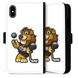 Sideflip mit langer Lasche schwarz