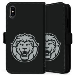 Sideflip mit langer Lasche schwarz