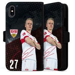 Sideflip mit langer Lasche schwarz