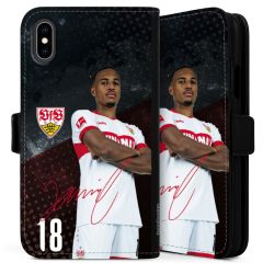 Sideflip mit langer Lasche schwarz