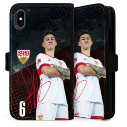 Sideflip mit langer Lasche schwarz