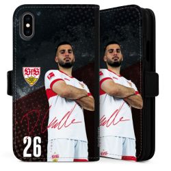 Sideflip mit langer Lasche schwarz