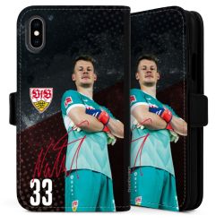 Sideflip mit langer Lasche schwarz