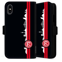 Sideflip mit langer Lasche schwarz