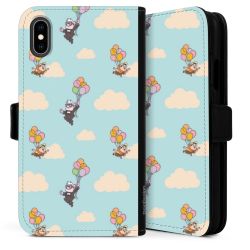 Sideflip mit langer Lasche schwarz