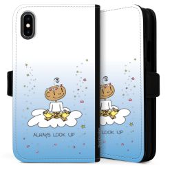 Sideflip mit langer Lasche schwarz