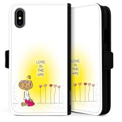 Sideflip mit langer Lasche schwarz