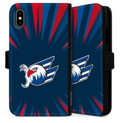 Sideflip mit langer Lasche schwarz