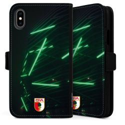 Sideflip mit langer Lasche schwarz