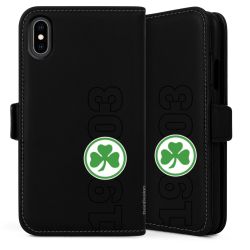 Sideflip mit langer Lasche schwarz