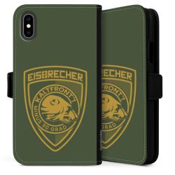 Sideflip mit langer Lasche schwarz