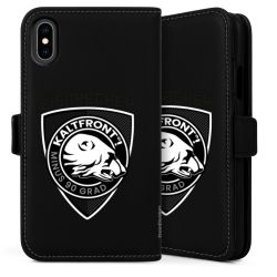 Sideflip mit langer Lasche schwarz