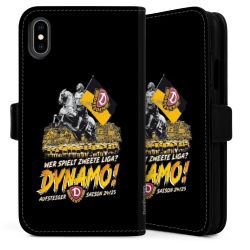 Sideflip mit langer Lasche schwarz