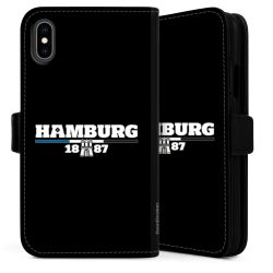 Sideflip mit langer Lasche schwarz