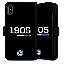 Sideflip mit langer Lasche schwarz