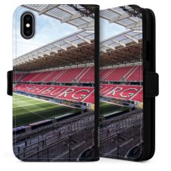 Sideflip mit langer Lasche schwarz