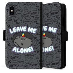 Sideflip mit langer Lasche schwarz