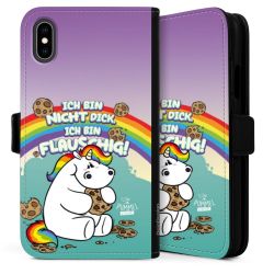 Sideflip mit langer Lasche schwarz