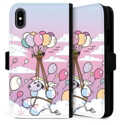 Sideflip mit langer Lasche schwarz