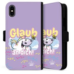 Sideflip mit langer Lasche schwarz