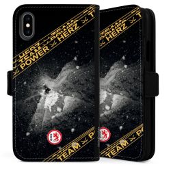 Sideflip mit langer Lasche schwarz