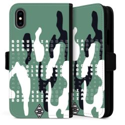 Sideflip mit langer Lasche schwarz