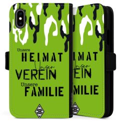 Sideflip mit langer Lasche schwarz