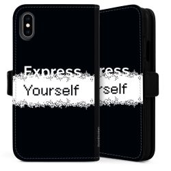 Sideflip Fodral med flap svart