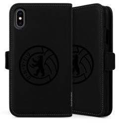 Sideflip mit langer Lasche schwarz