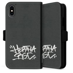 Sideflip mit langer Lasche schwarz