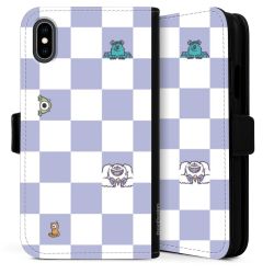 Sideflip mit langer Lasche schwarz