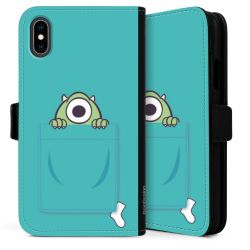 Sideflip mit langer Lasche schwarz